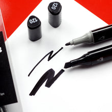 Load image into Gallery viewer, Art For Kids Hub 4 Piece Black Alcohol-Based Marker Set