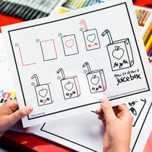 Load image into Gallery viewer, How To Draw Funny Food (Digital Download PDF)
