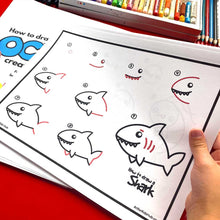 Load image into Gallery viewer, How To Draw Ocean Creatures &amp; More (Digital Download PDF)
